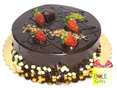 Eggless Chocolate Fruit Cake - Cake - UK